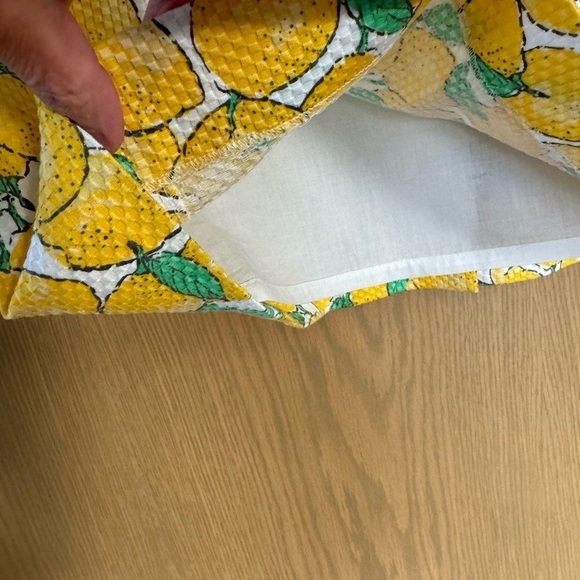 C. Wonder Preppy Tik Tok Lemon Shift Dress / size 10 - Picture 7 of 14
